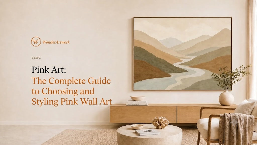 Pink Art: The Complete Guide to Choosing and Styling Pink Wall Art