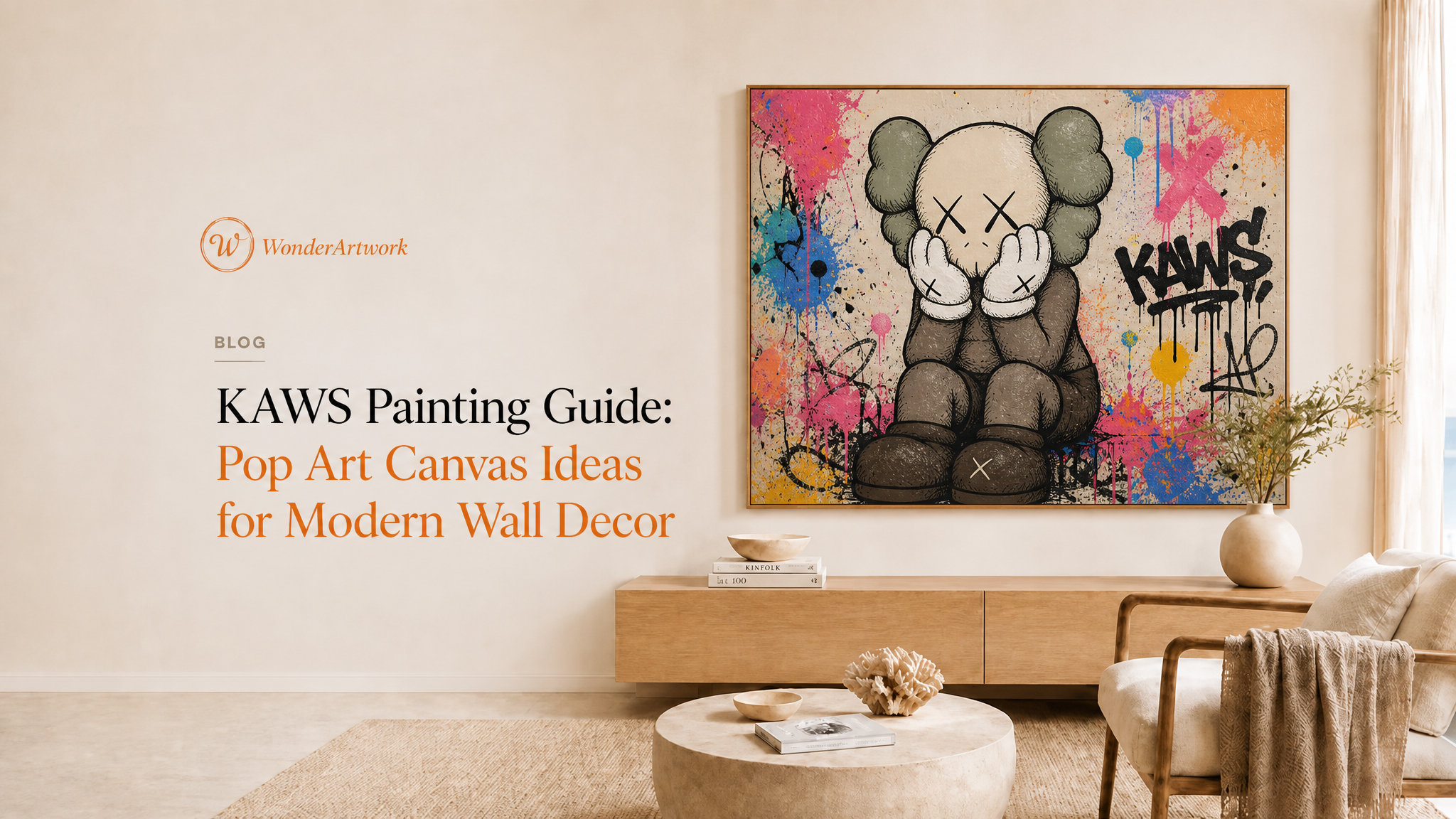 KAWS Painting Guide: Pop Art Canvas Ideas for Modern Wall Decor