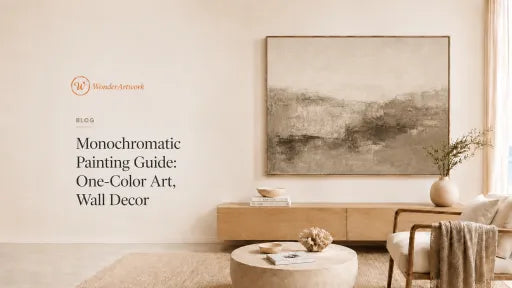 Monochromatic Painting Guide: One-Color Art, Wall Decor