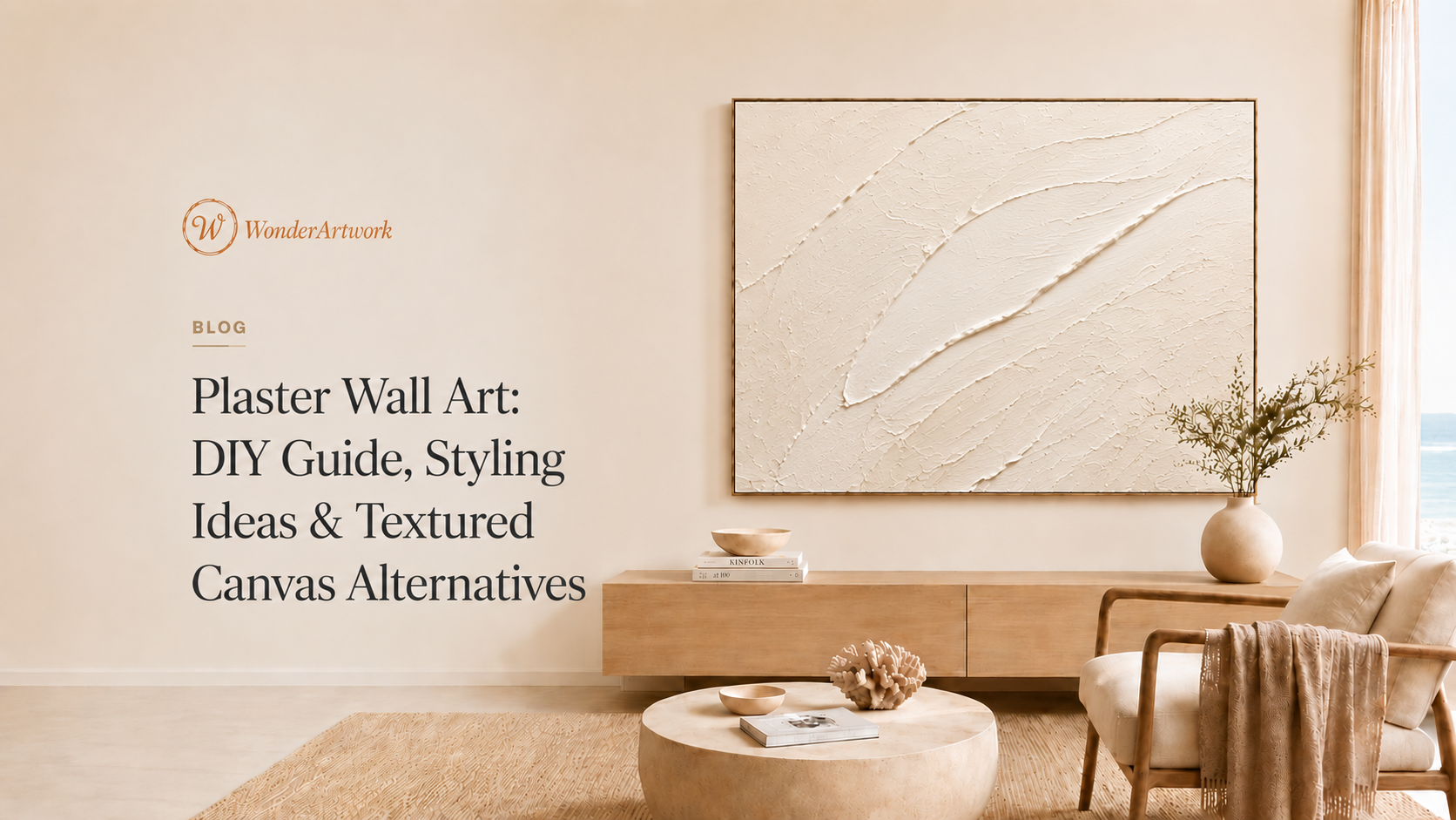 Plaster Wall Art: DIY Guide, Styling Ideas & Textured Canvas Alternatives
