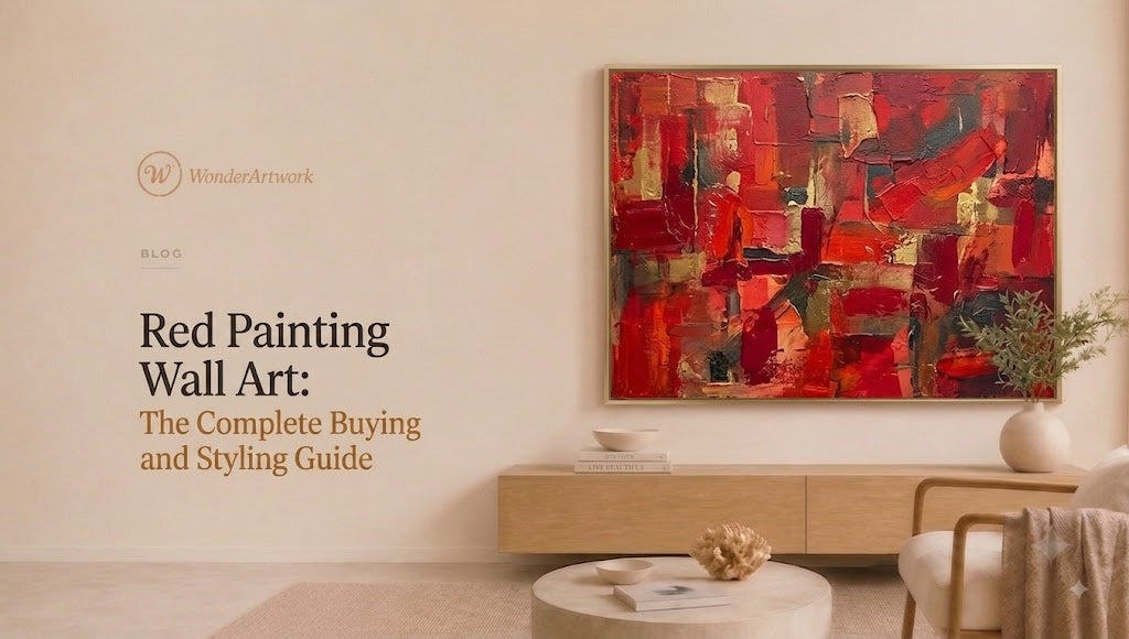 Red Painting Wall Art: The Complete Buying and Styling Guide