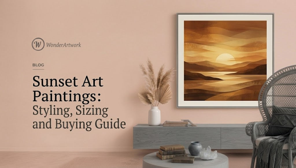 Sunset Art Paintings: Styling, Sizing and Buying Guide