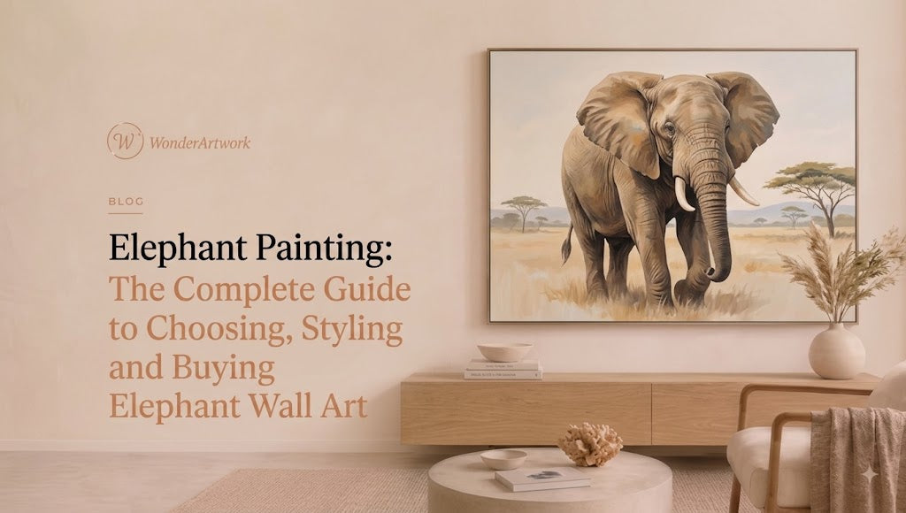 Elephant Painting: The Complete Guide to Choosing, Styling and Buying Elephant Wall Art
