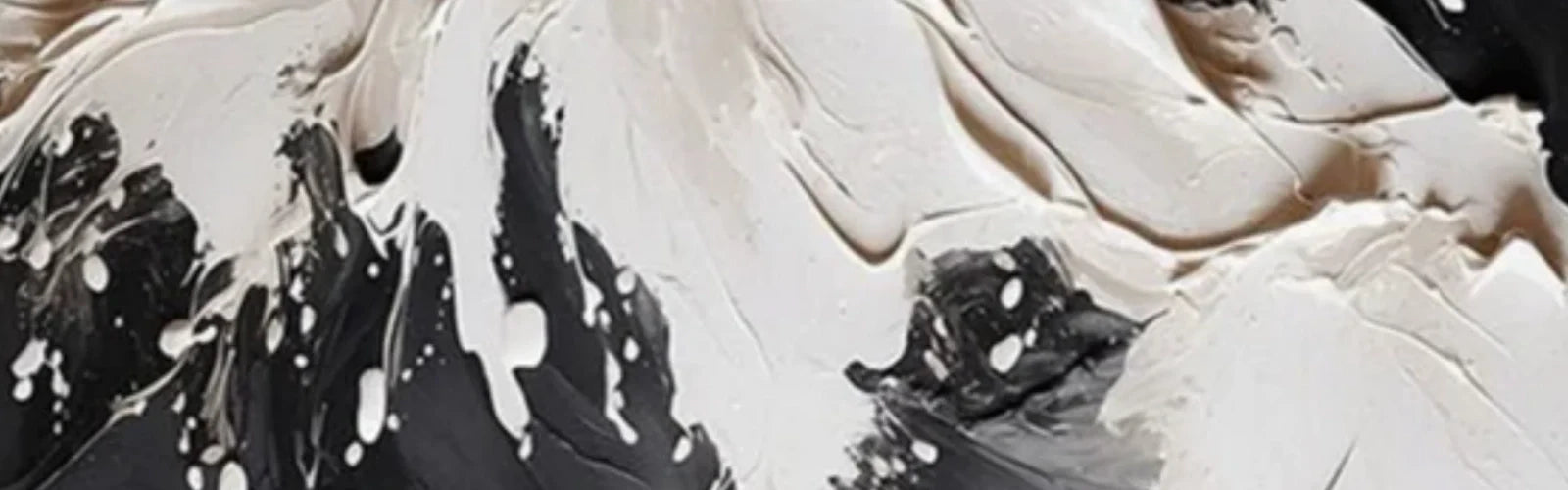 Black and White Minimalist Textured Art