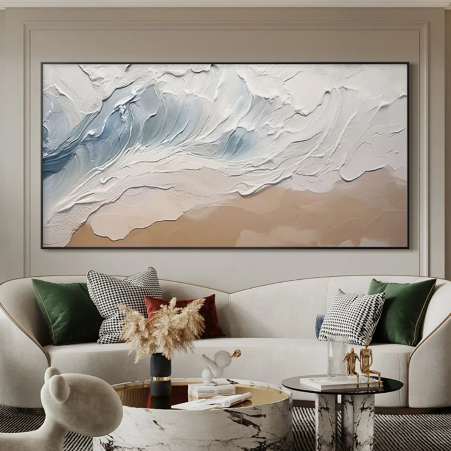 Ocean Textured Painting Canvas #OP005