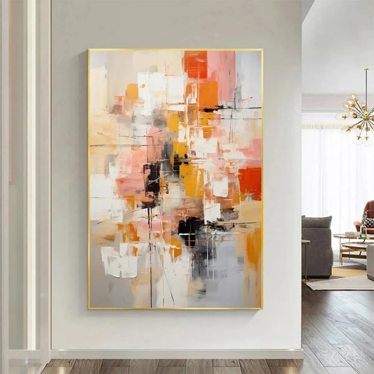 Abstract Painting Canvas #AP149