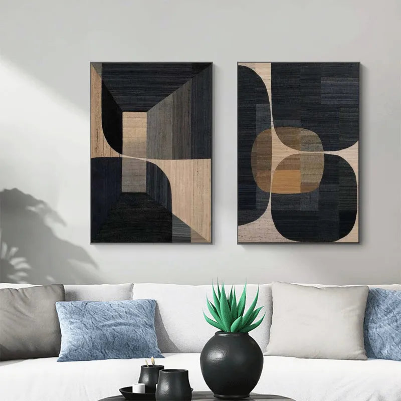 Wabi Sabi Canvas Art Set of 2 #WS018