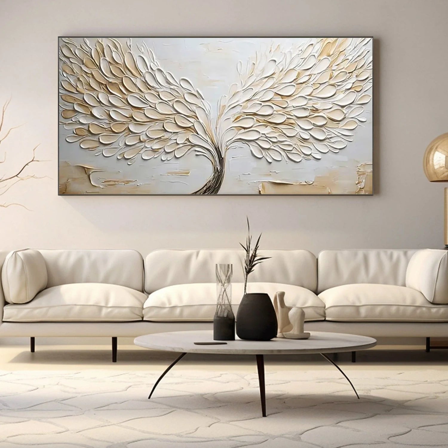 Tree Abstract Textured Wall Art #TP086