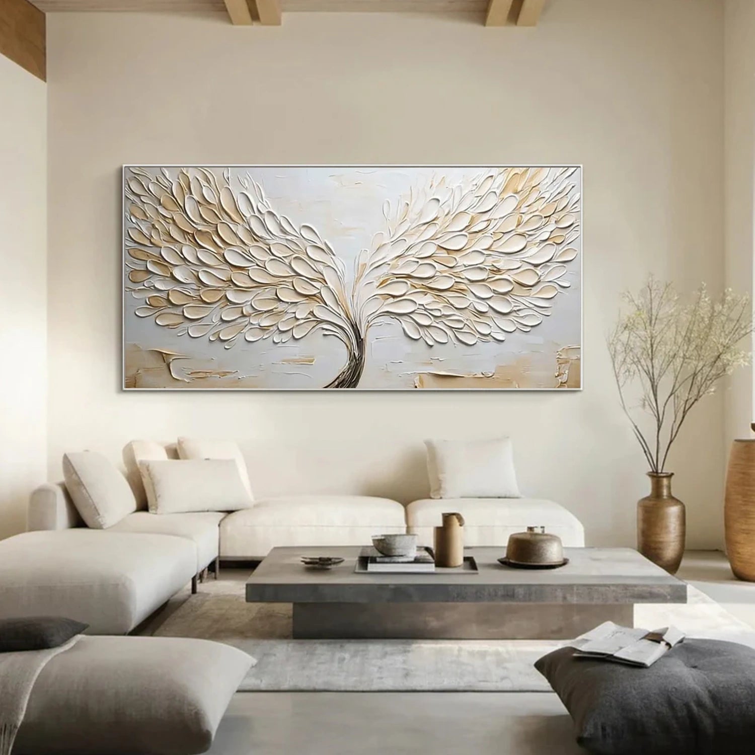 Tree Abstract Textured Wall Art #TP086