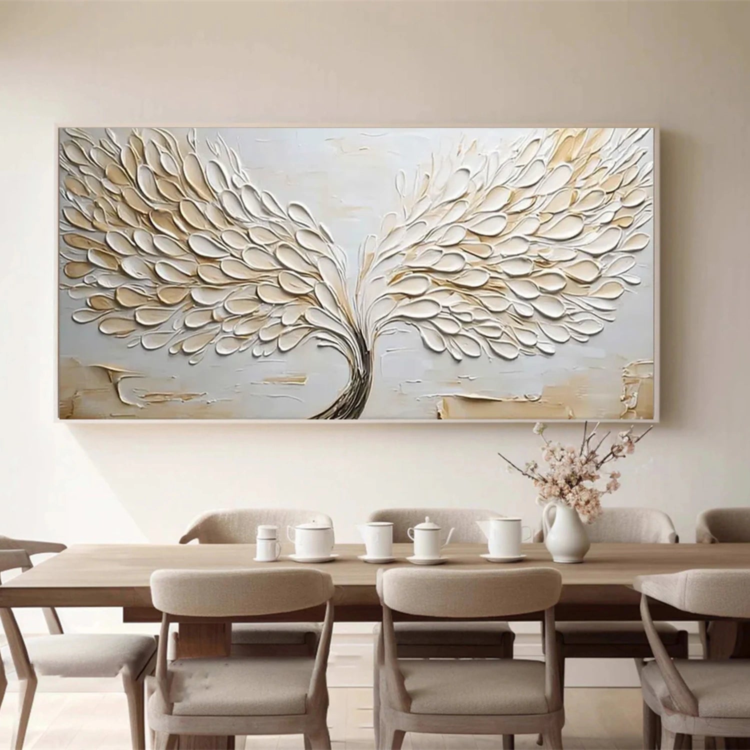 Tree Abstract Textured Wall Art #TP086