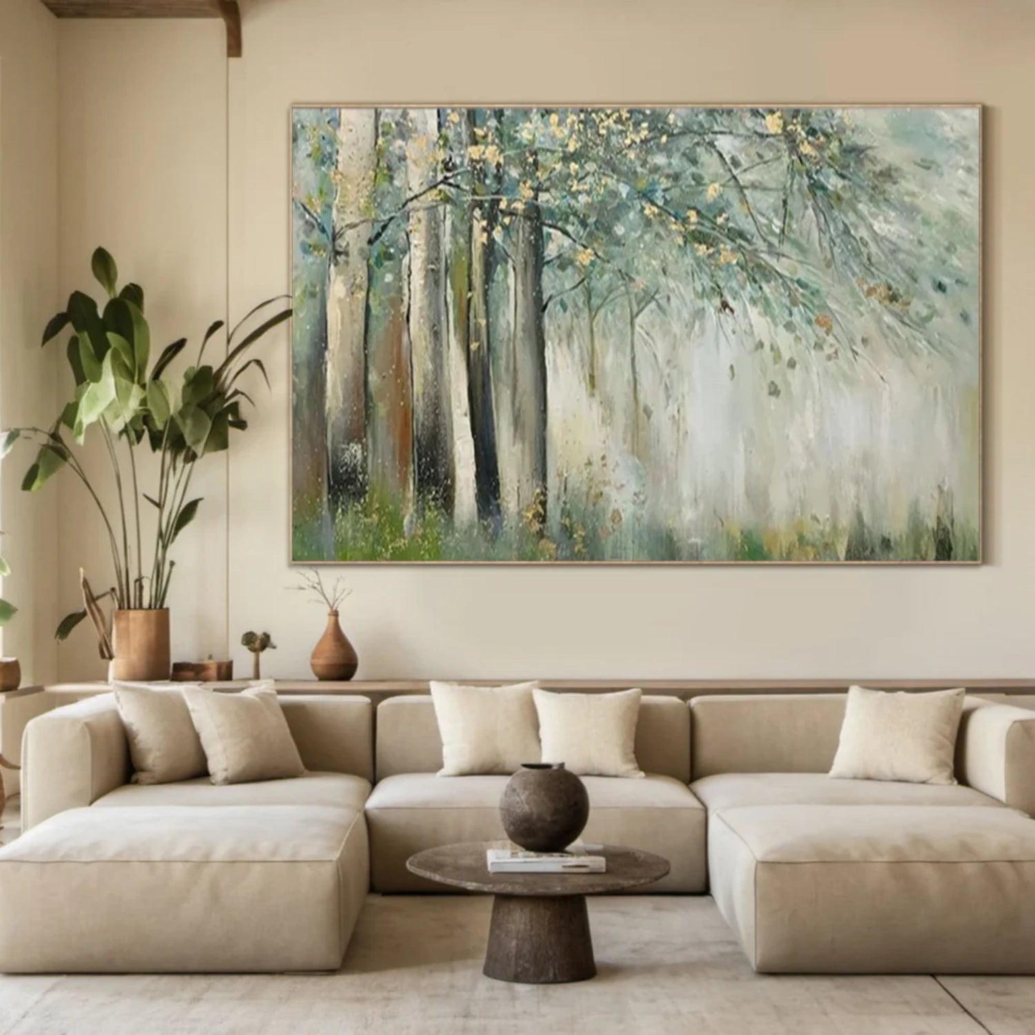 Tree Textured Painting Canvas #TP027