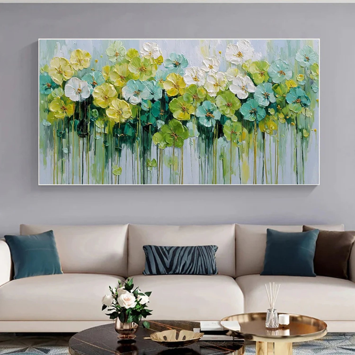 Flower Abstract Wall Art #FP148