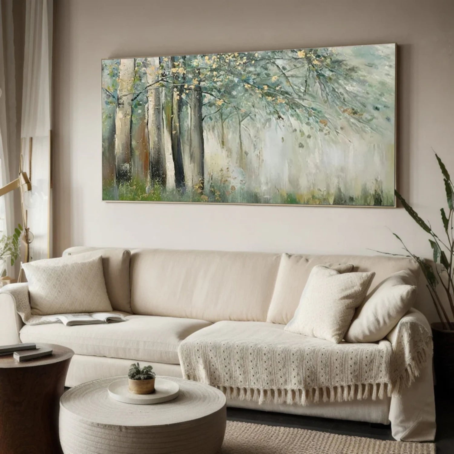 Tree Textured Painting Canvas #TP027