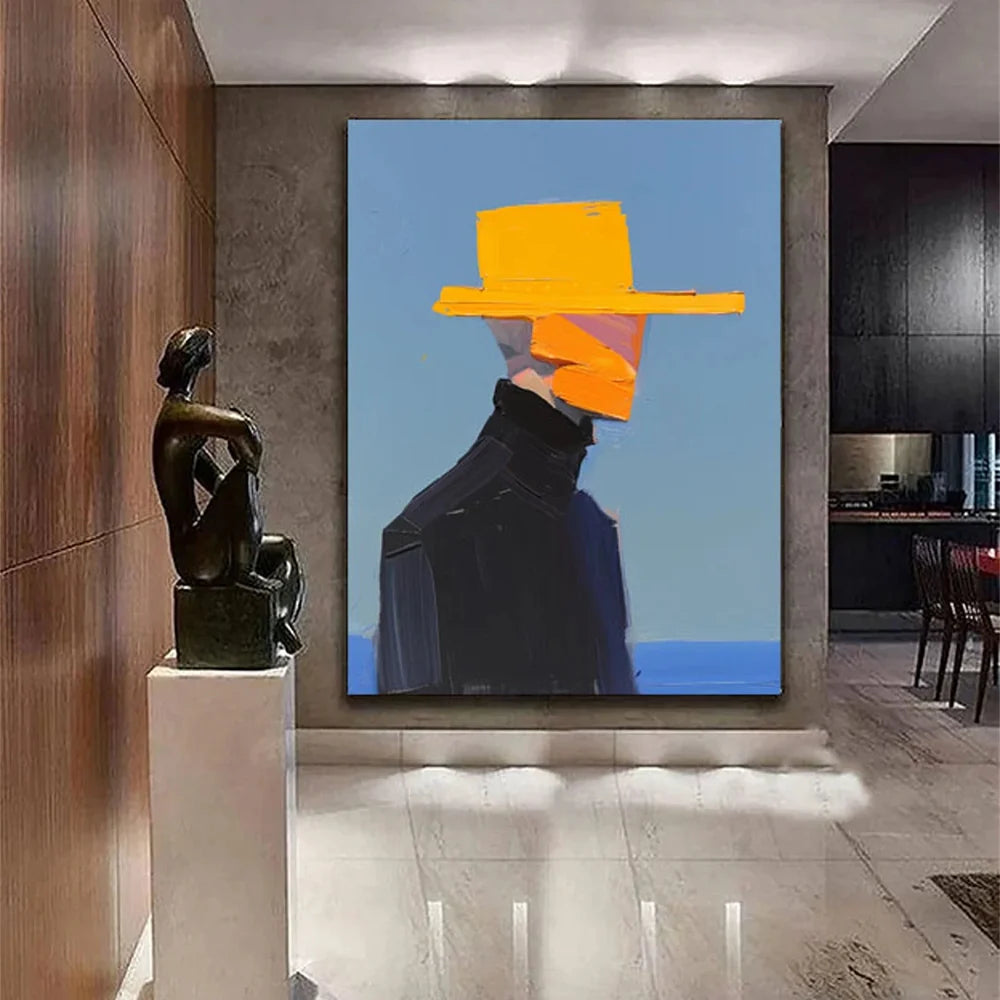 Abstract People Canvas Art #AE009