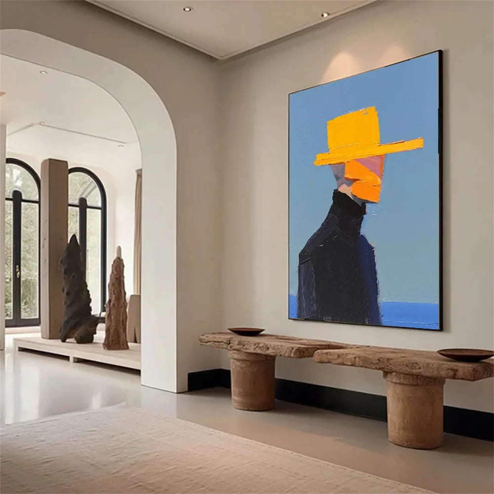 Abstract People Canvas Art #AE009