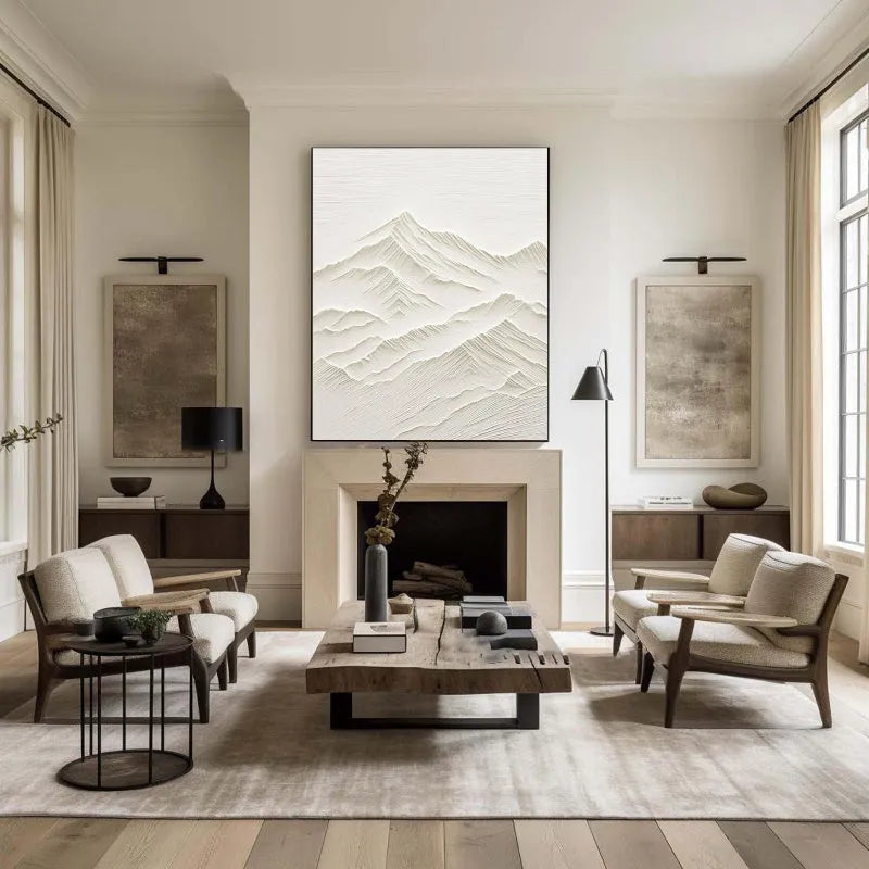 Mountain Textured Canvas Art #MO006