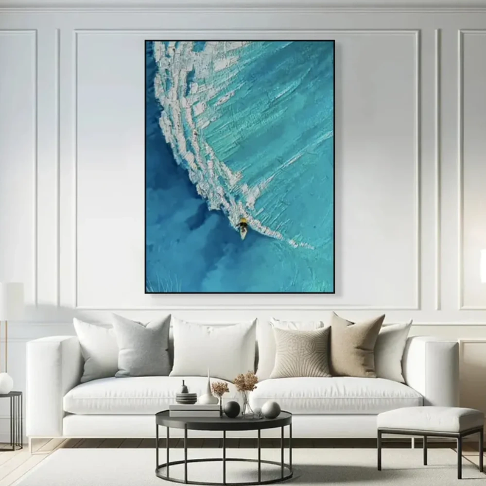 Ocean Textured Painting Canvas #OP011