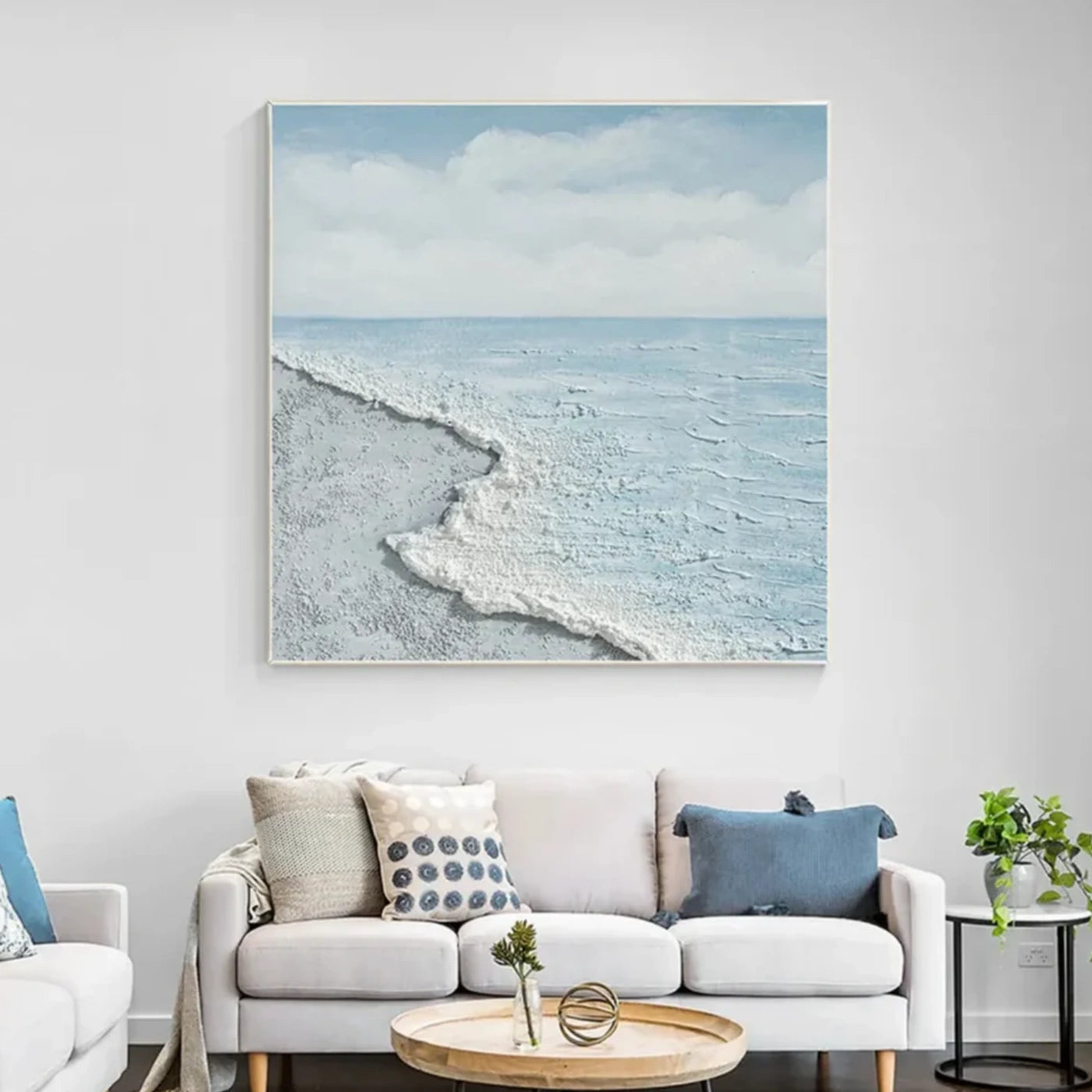Ocean Textured Painting Canvas #OP015