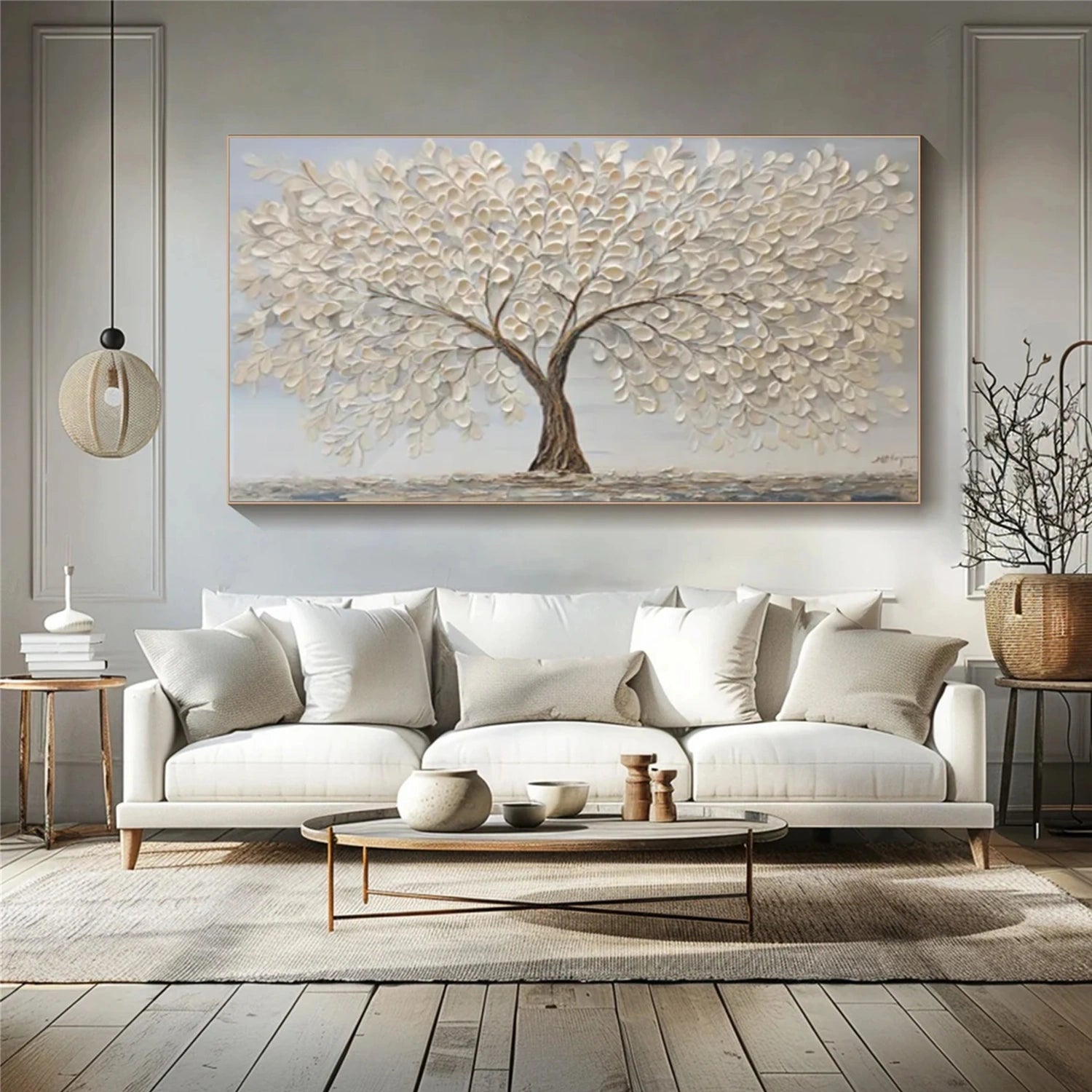 Tree Abstract Textured Wall Art #TP067