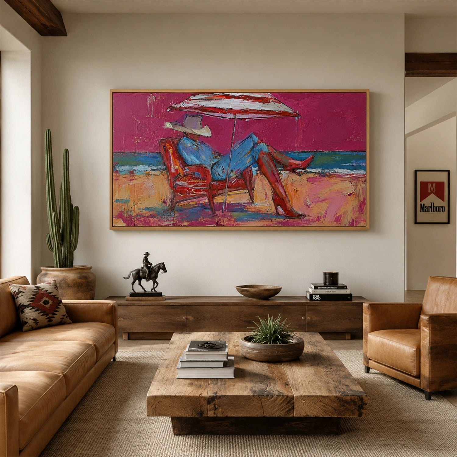 American Western Cowboy Art #VT220