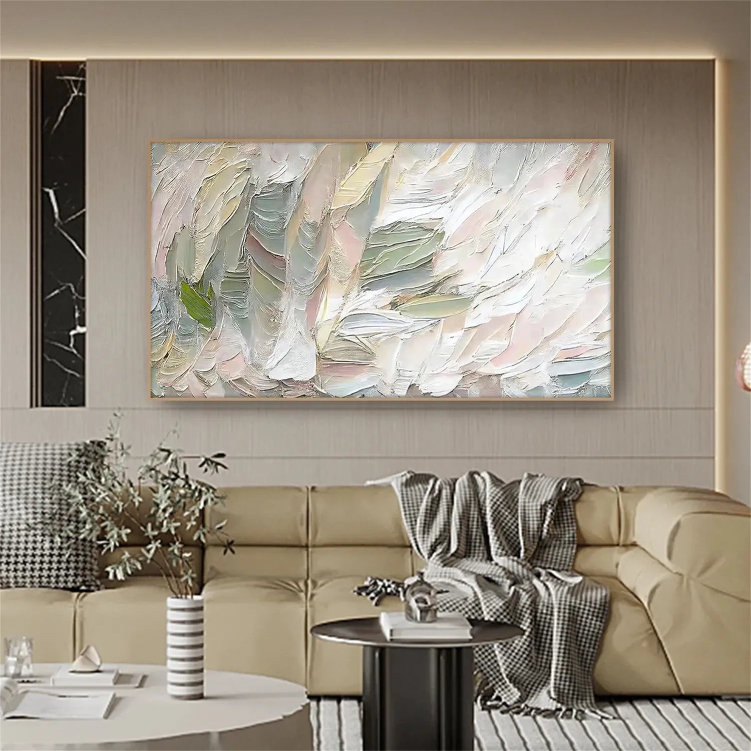 Abstract Textured Painting Canvas #AT044