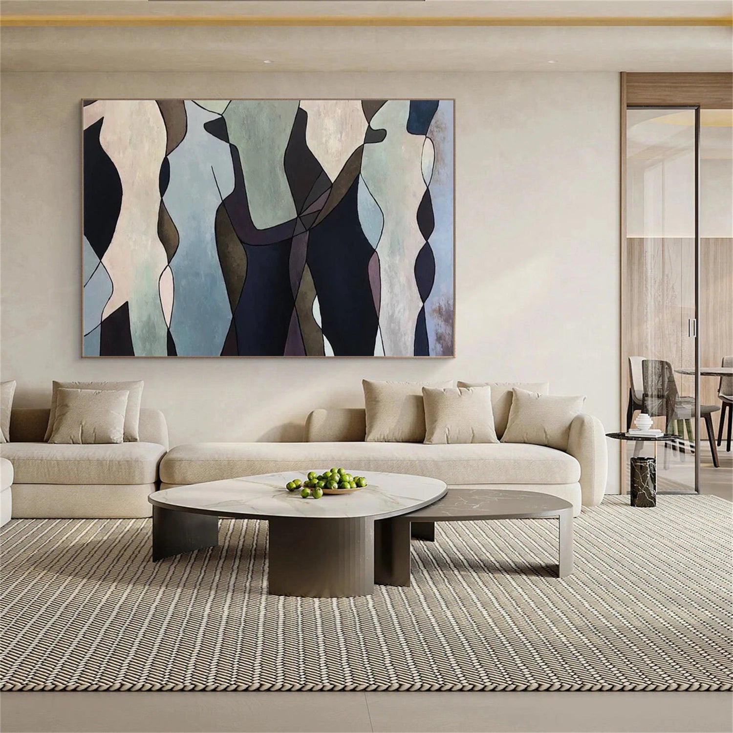 Abstract People Canvas Art #AE035