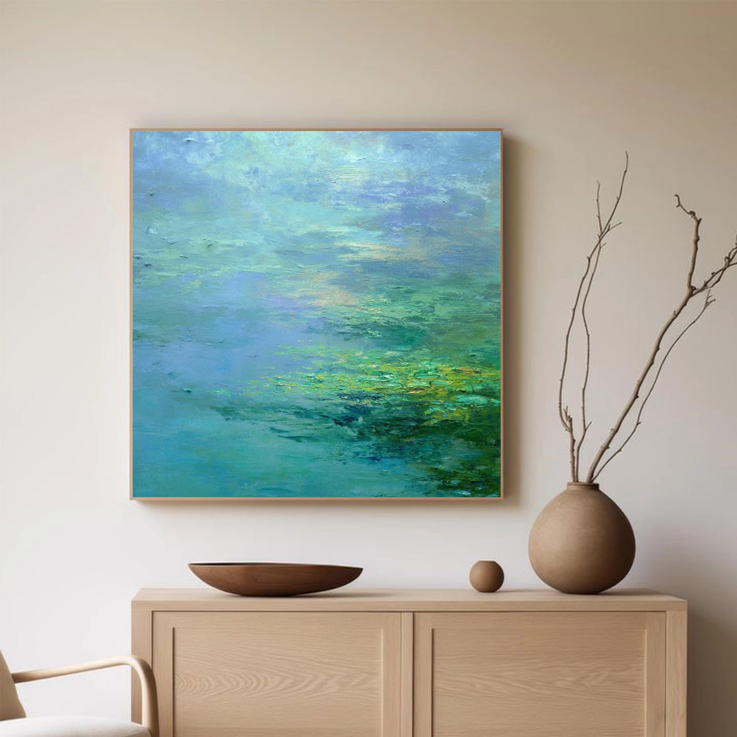 Abstract Canvas Wall Art #AP369