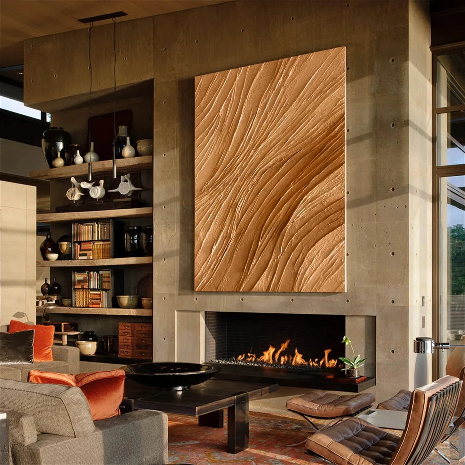 Minimalist Textured Painting Canvas #MT019