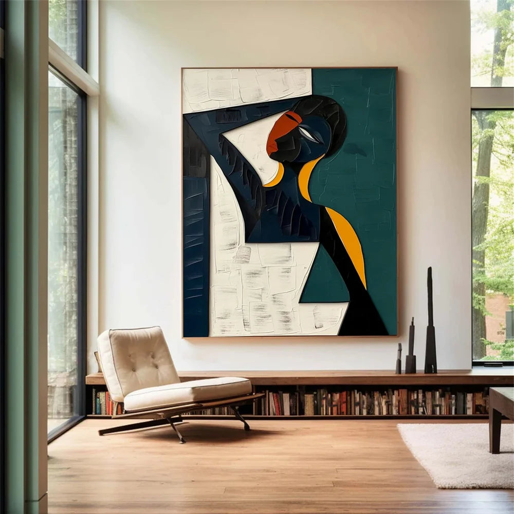 Abstract People Canvas Art #AE007