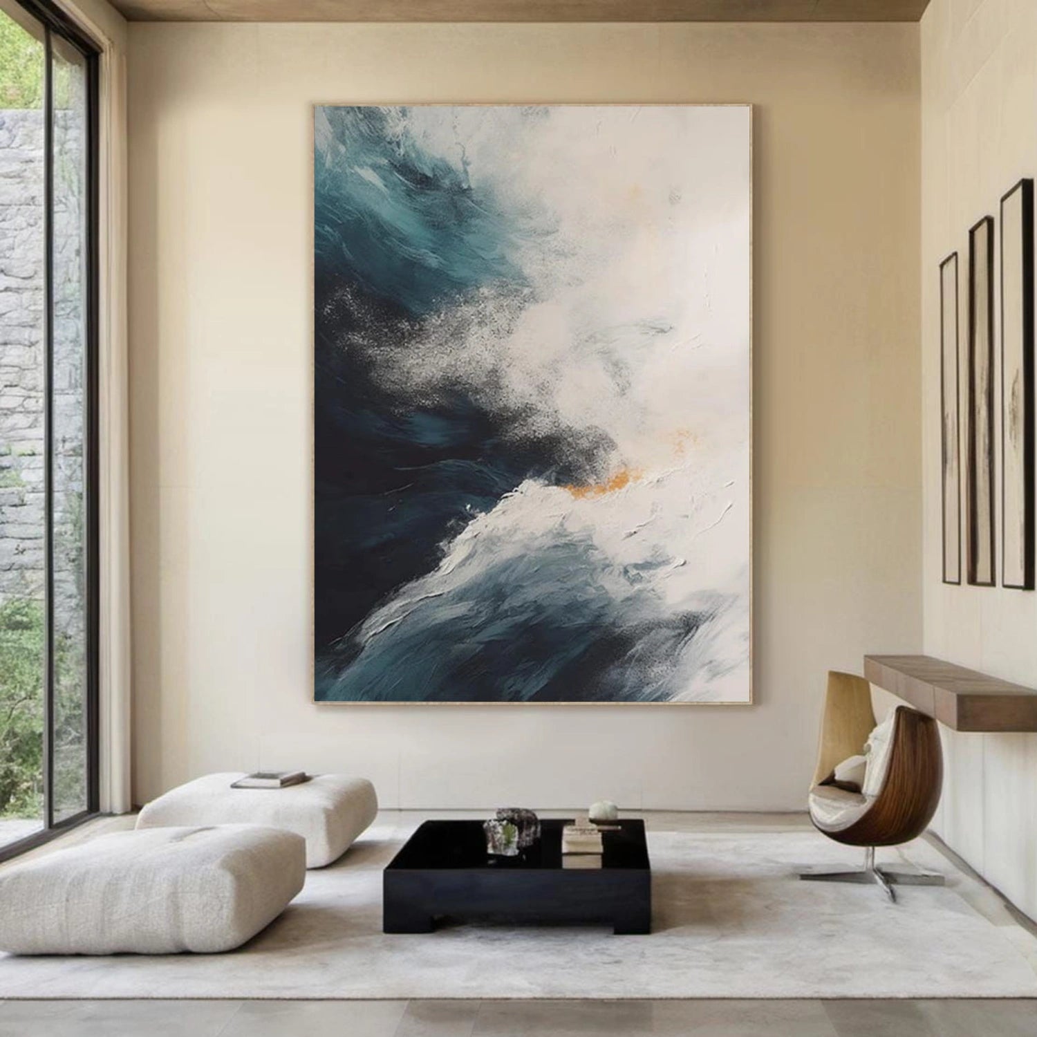 Ocean Abstract Wall Art #OP066