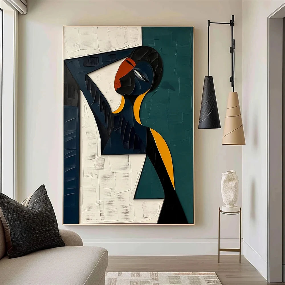 Abstract People Canvas Art #AE007