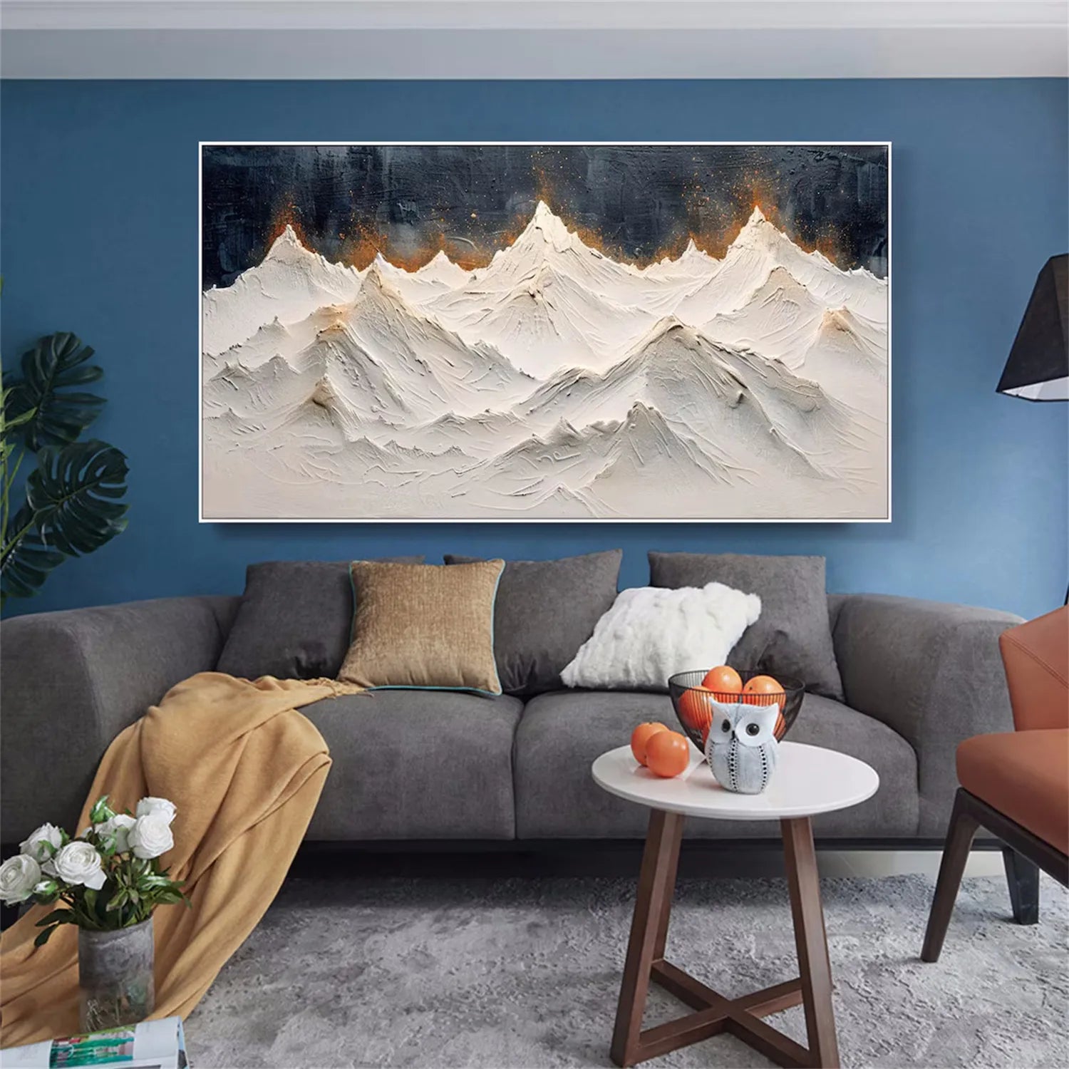 Mountain Textured Abstract Painting #MT035
