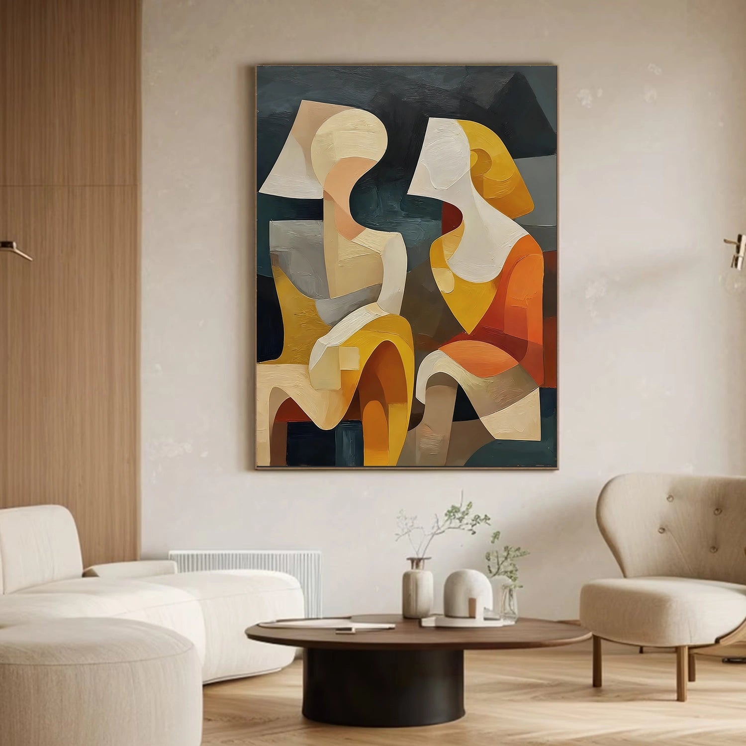 Abstract People Canvas Art #AE058