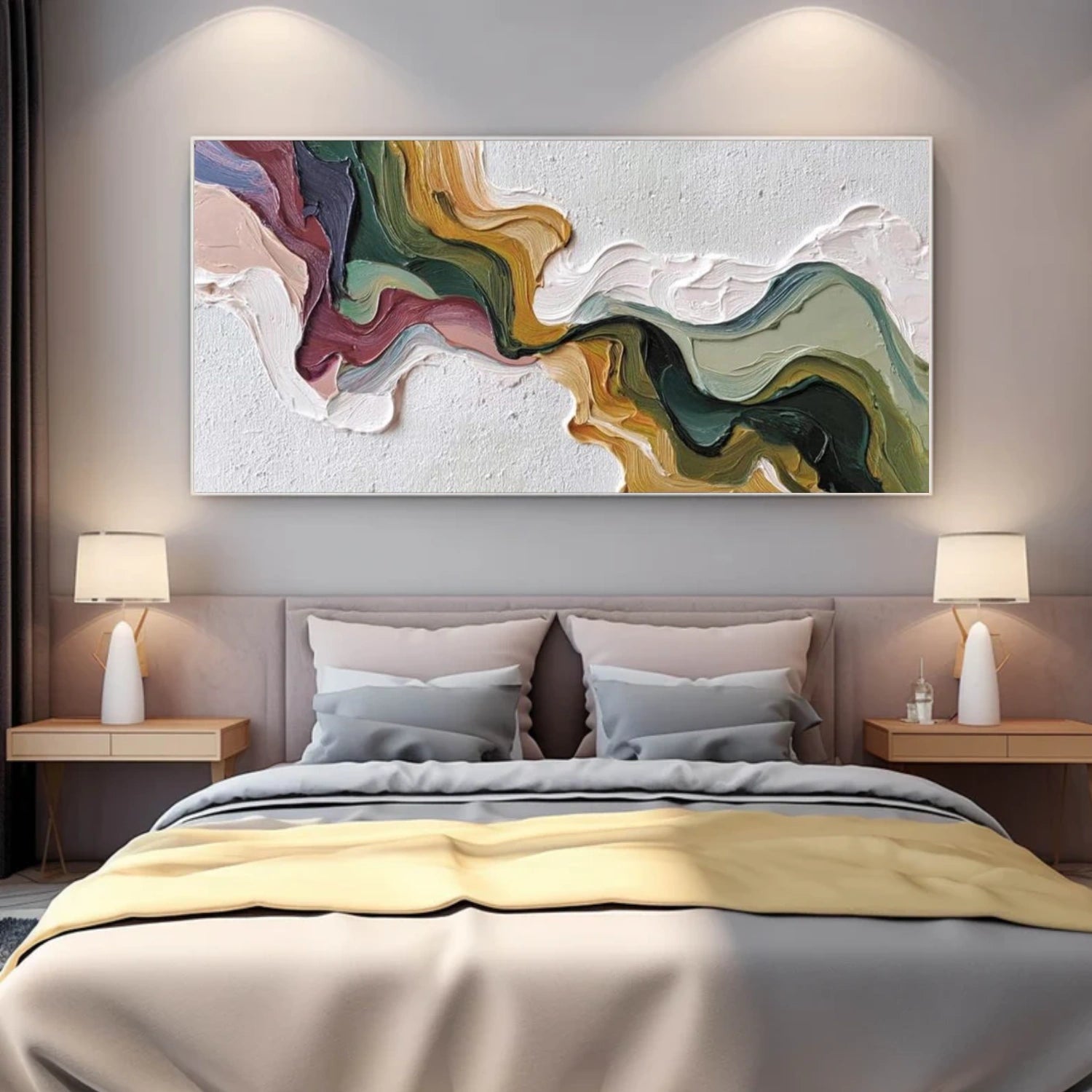 Abstract Textured Wall Art #AT138