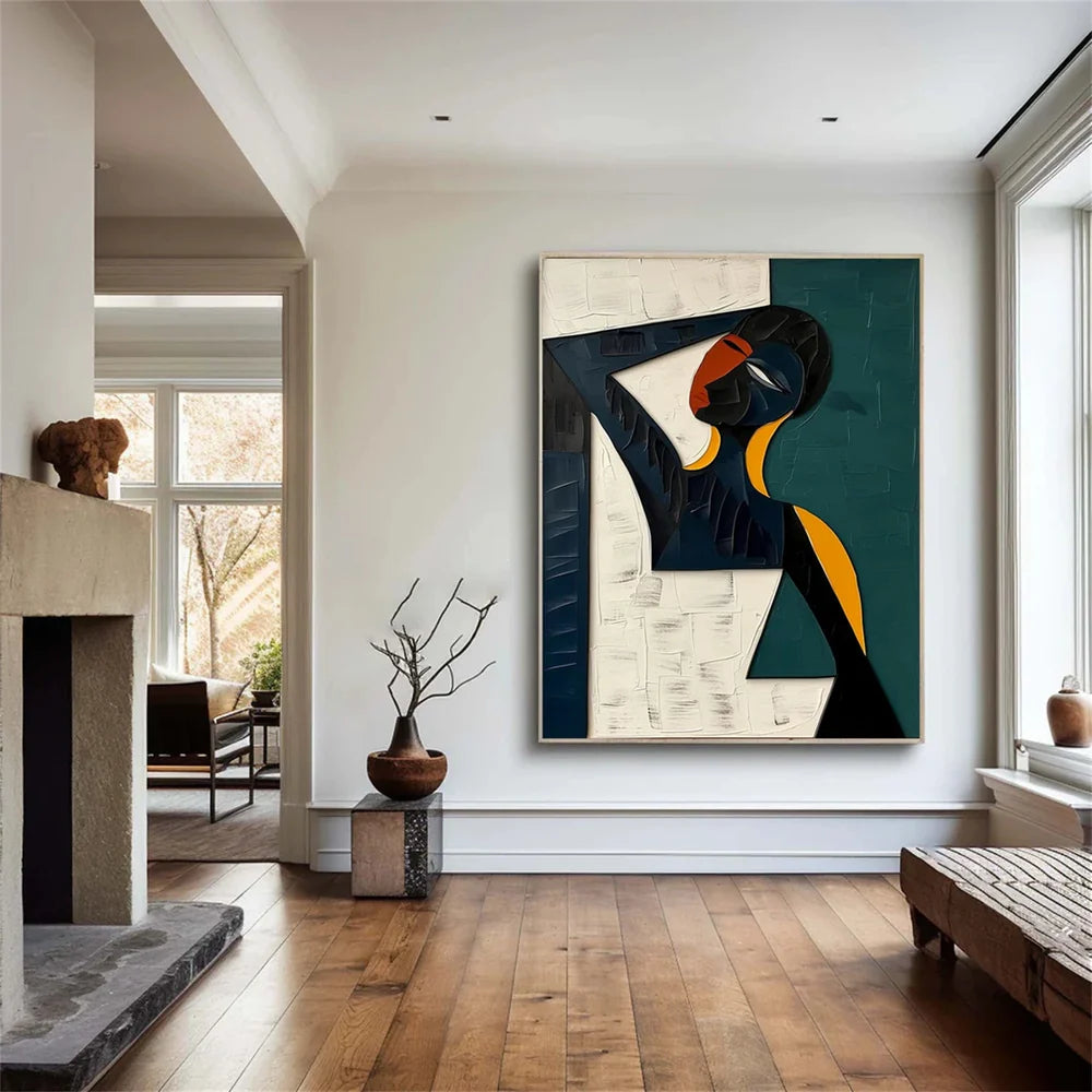 Abstract People Canvas Art #AE007