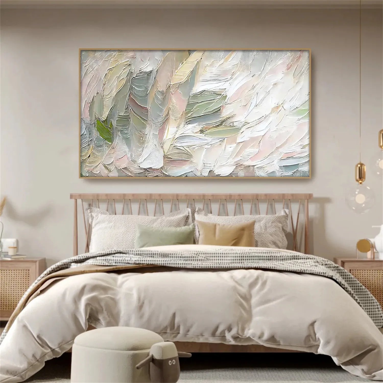 Abstract Textured Painting Canvas #AT044