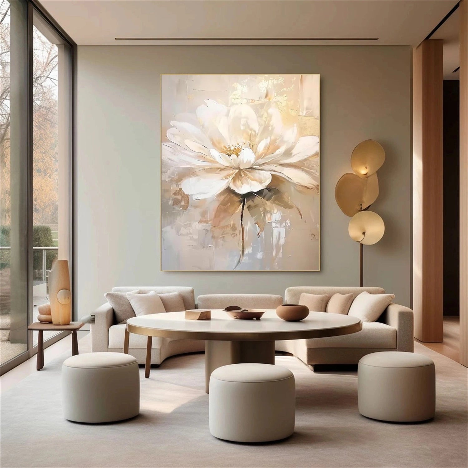 Flower Painting Canvas #FP083