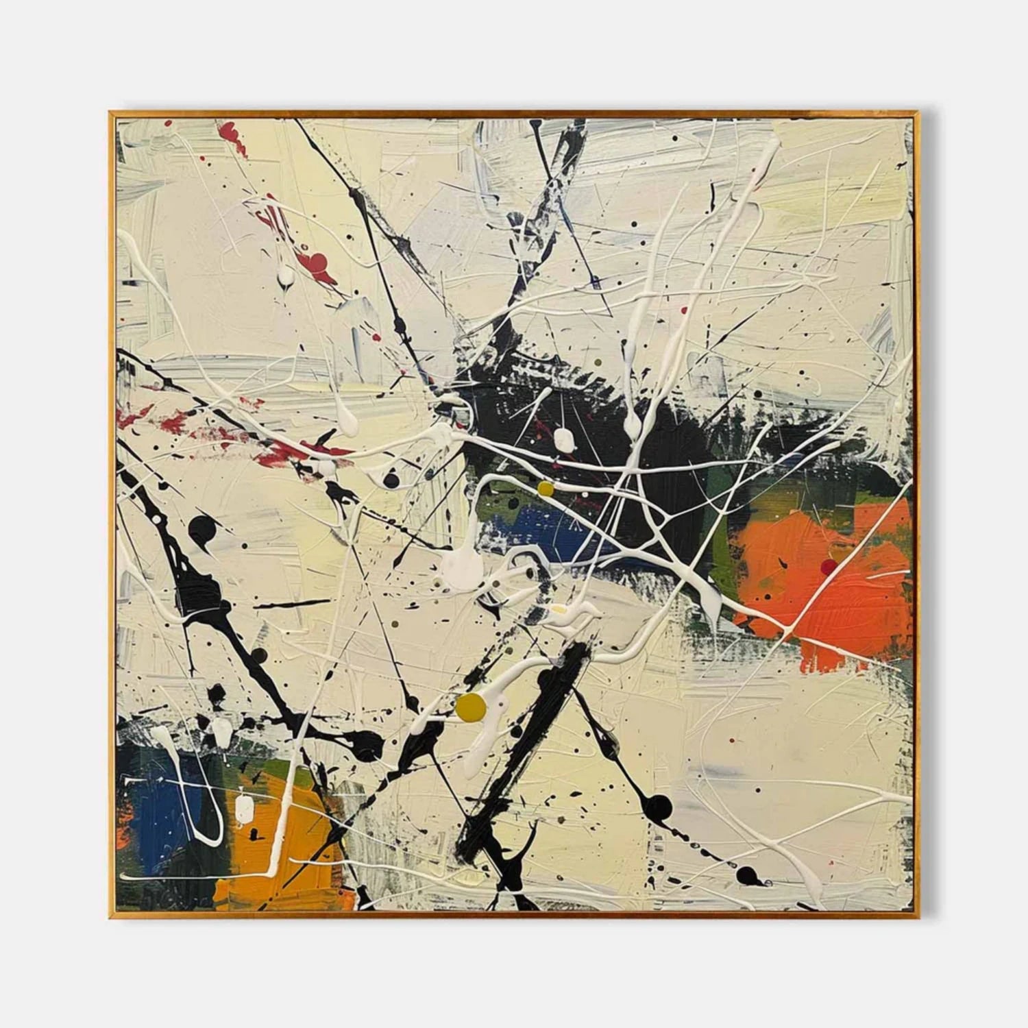 Colorful Pollock Art #PA010
