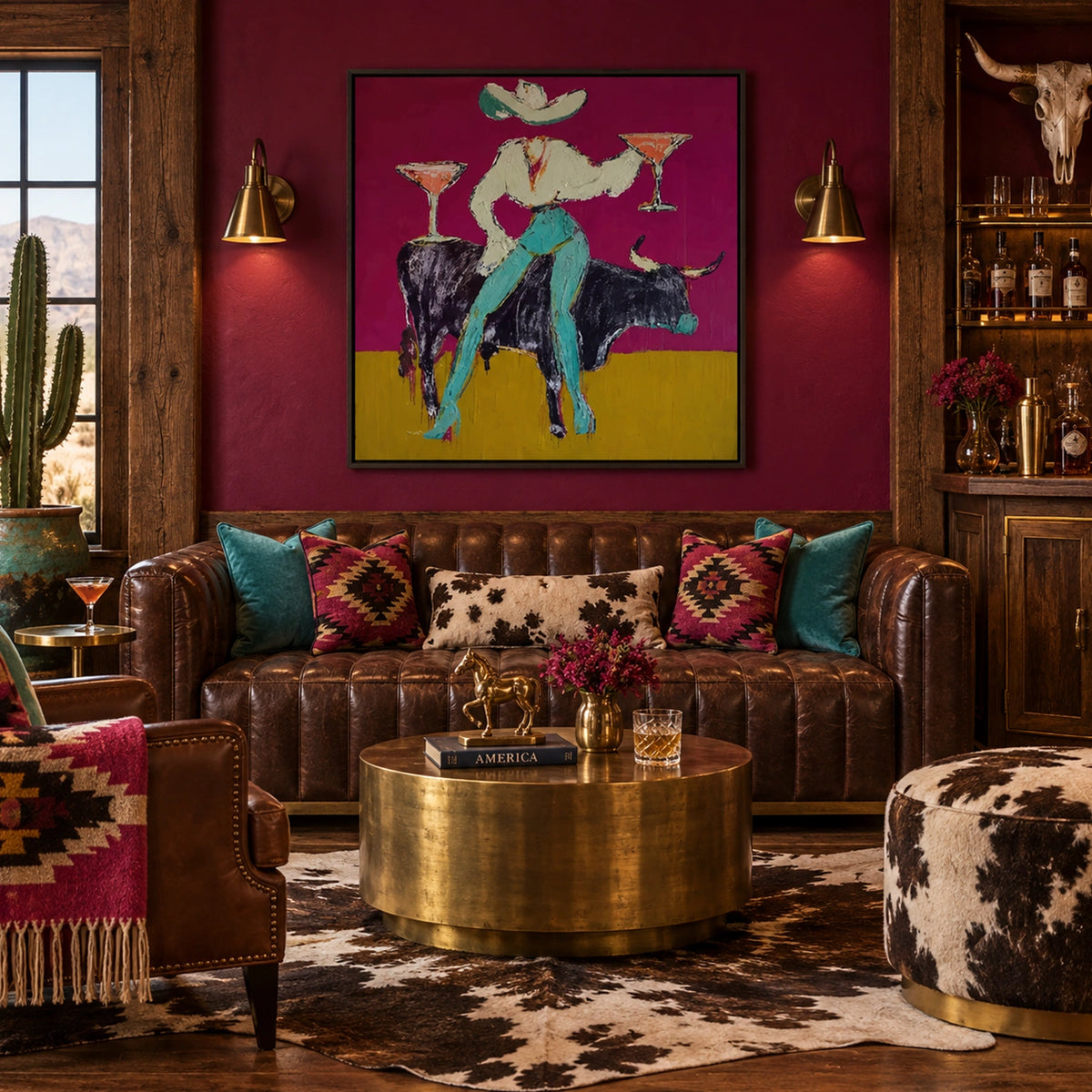 American Western Cowboy Art #VT261
