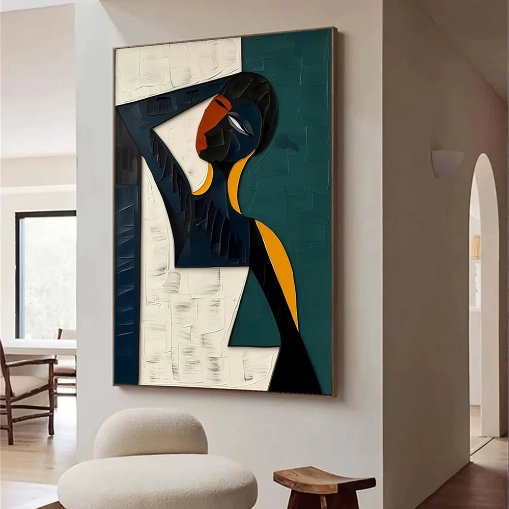 Abstract People Canvas Art #AE007