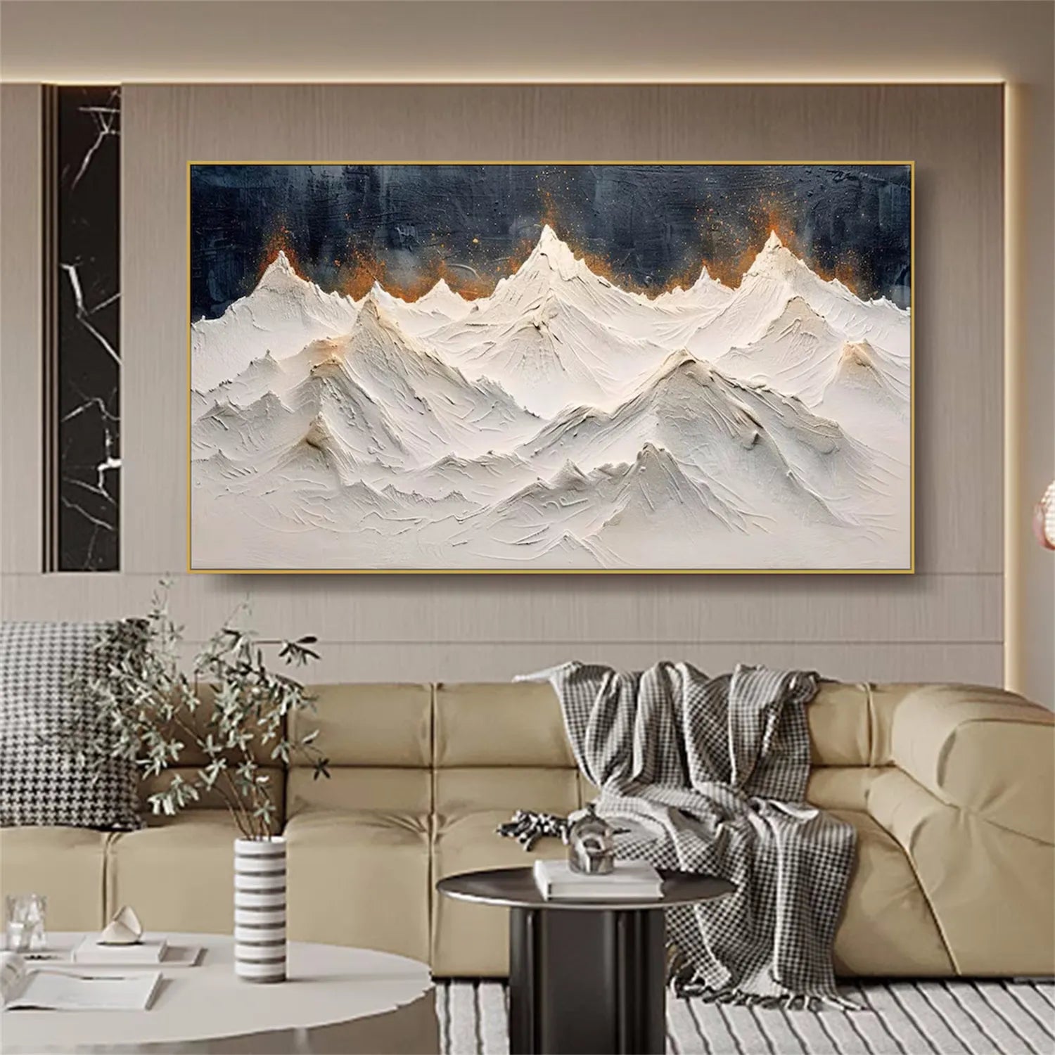 Mountain Textured Abstract Painting #MT035