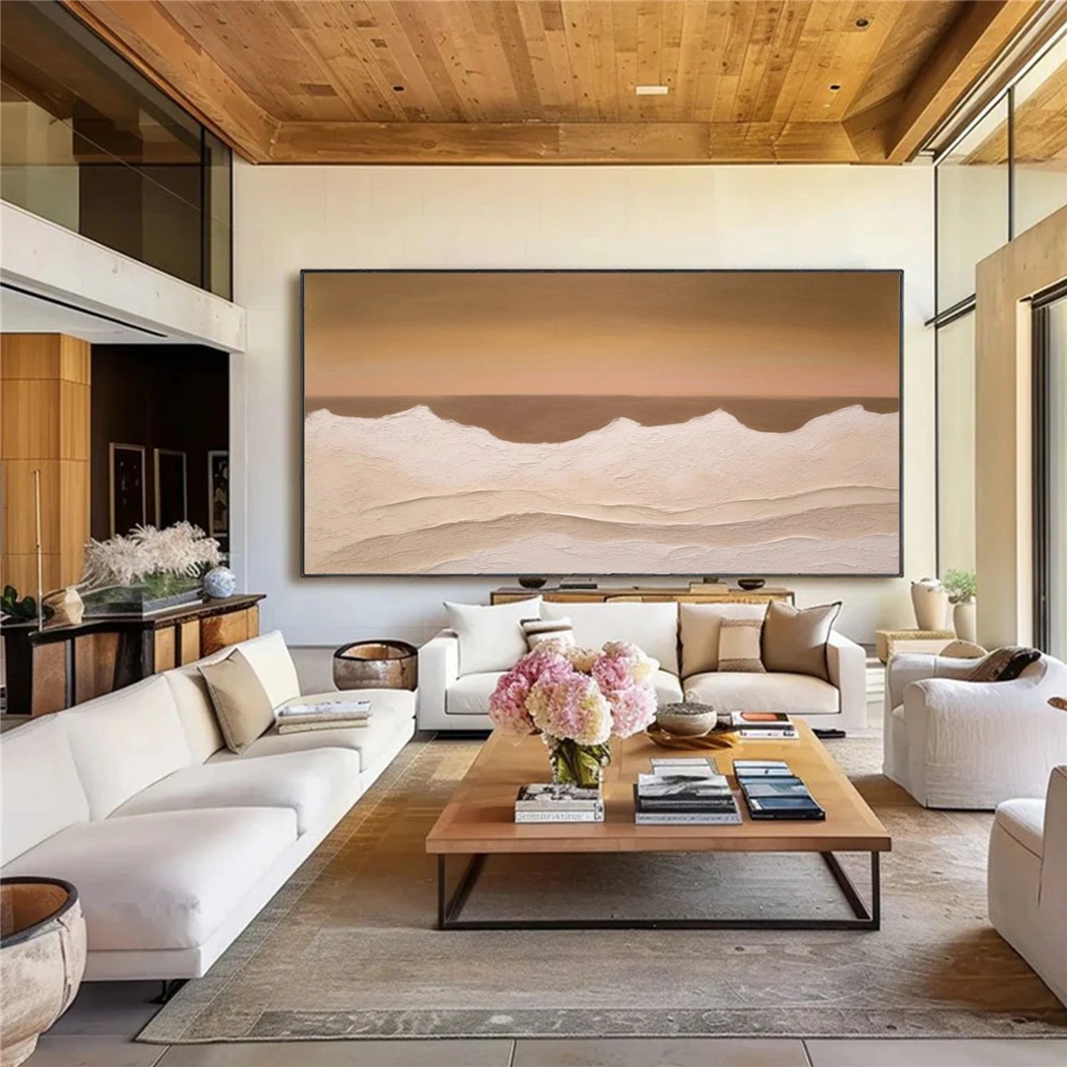 Ocean Abstract Textured Wall Art #OP070
