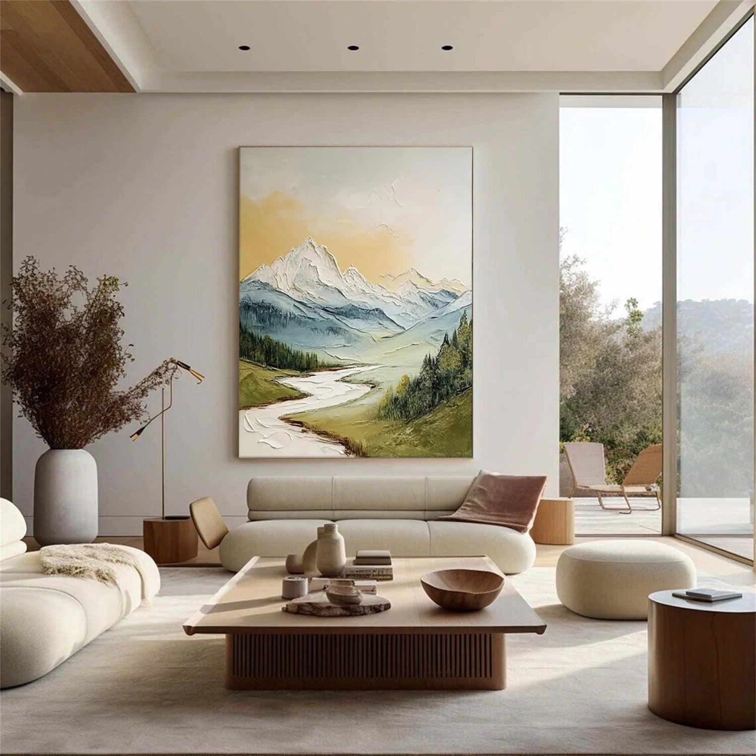 Mountain Textured Abstract Painting #MT040