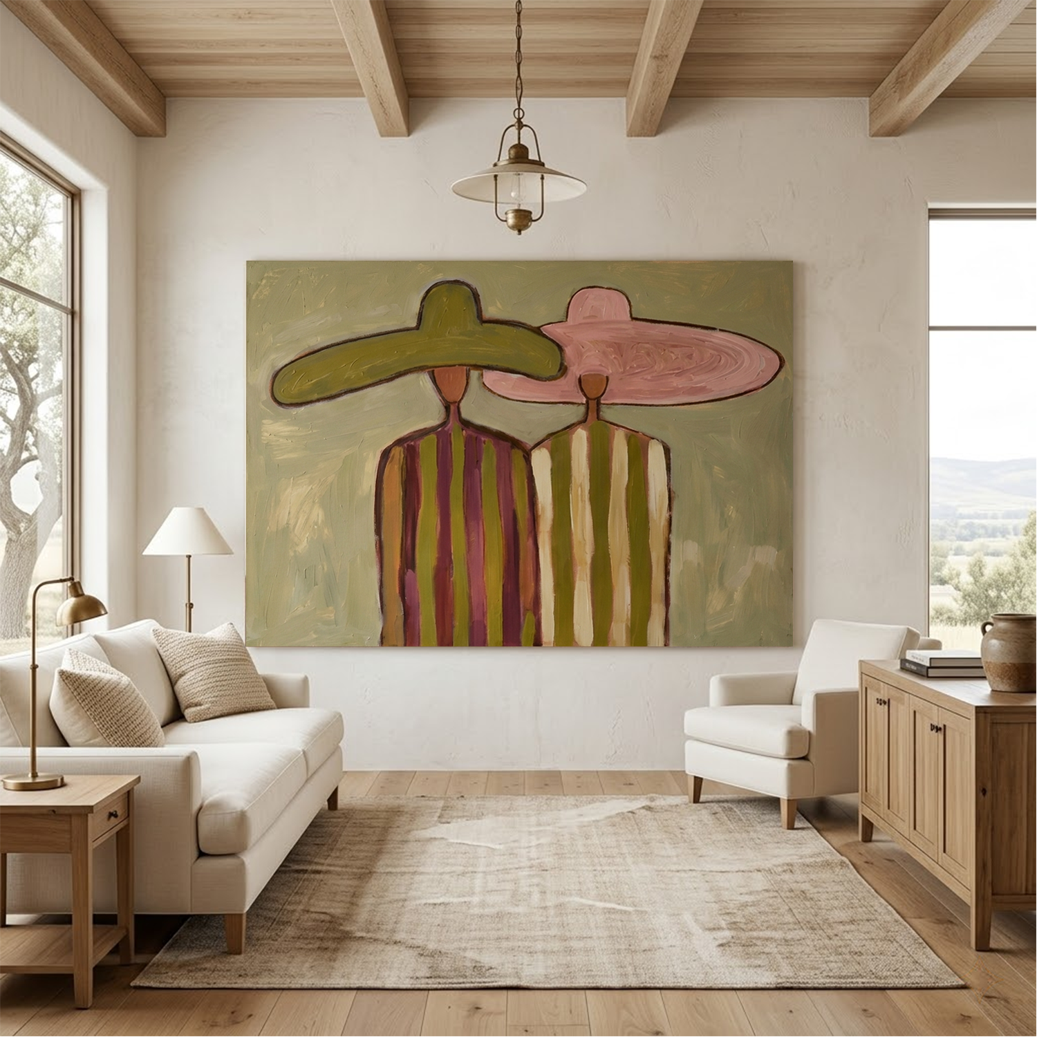 Vintage Americana Art #VT038