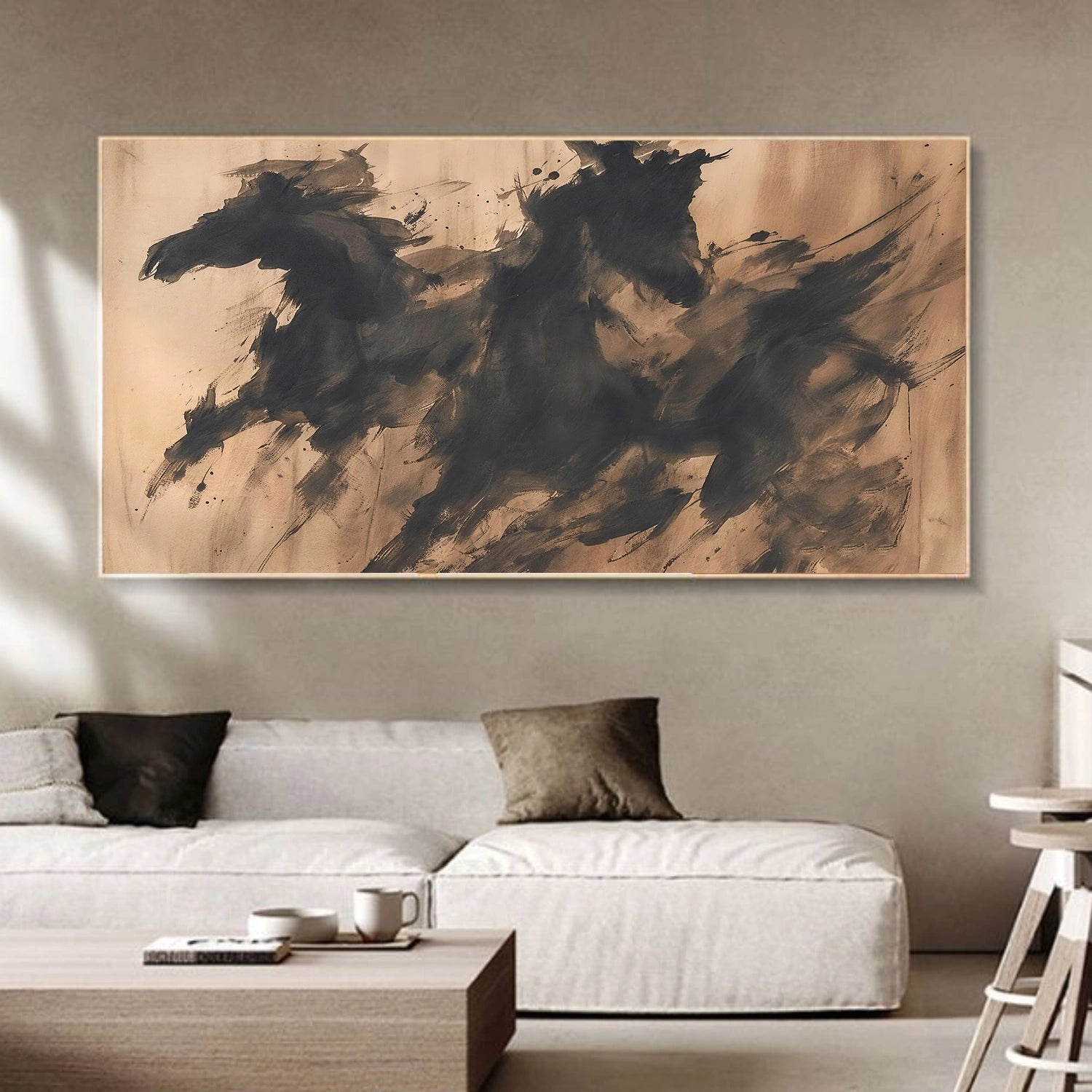 Abstract Animal Horse Wall Art #AC084