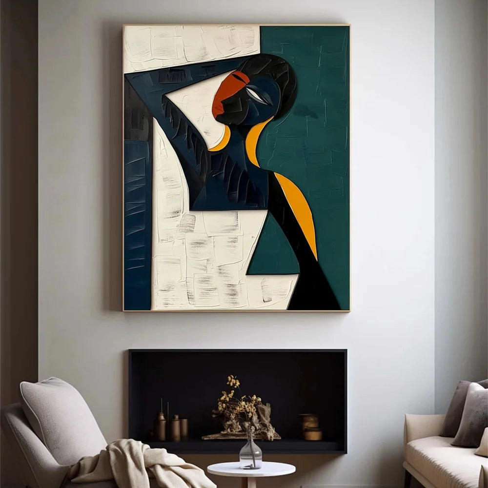 Abstract People Canvas Art #AE007