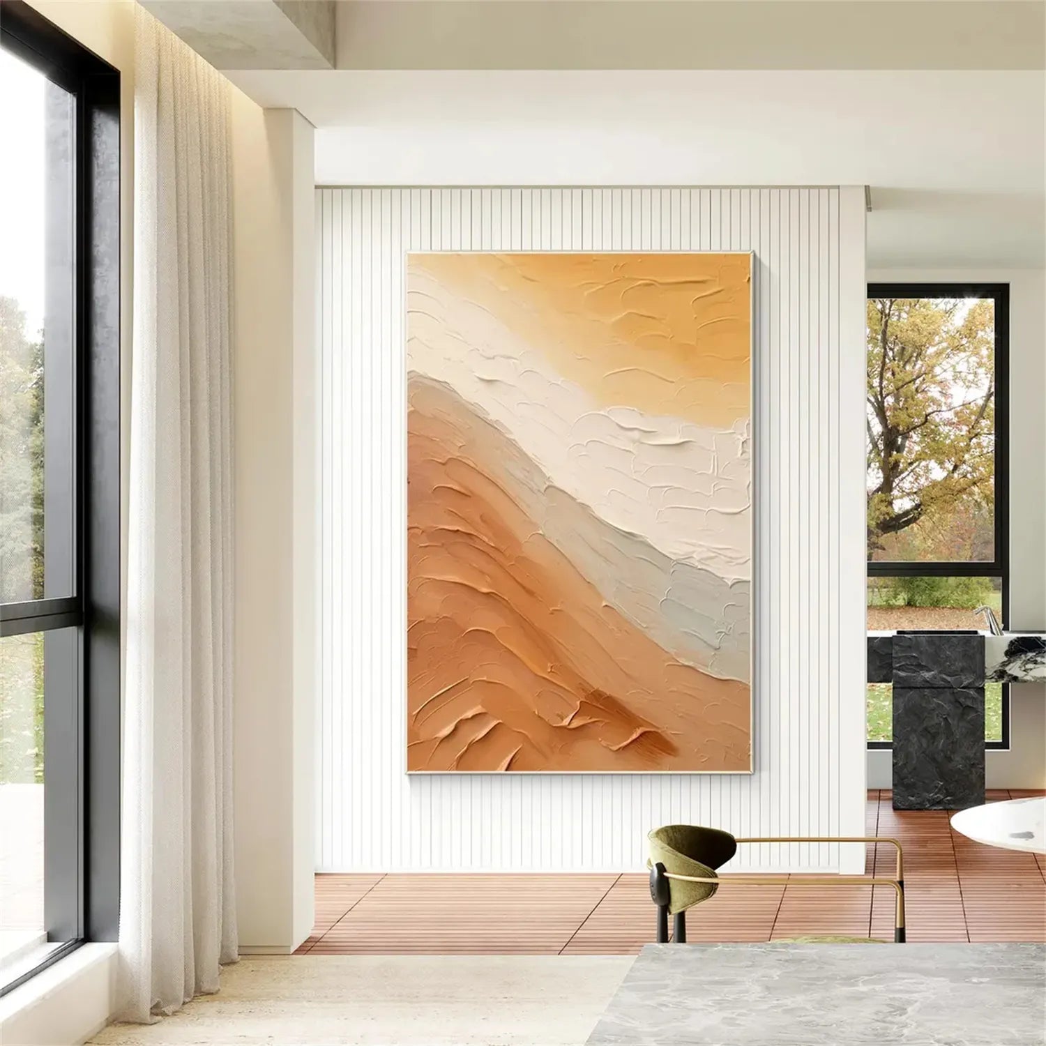 Minimalist Textured Painting Canvas #MT015