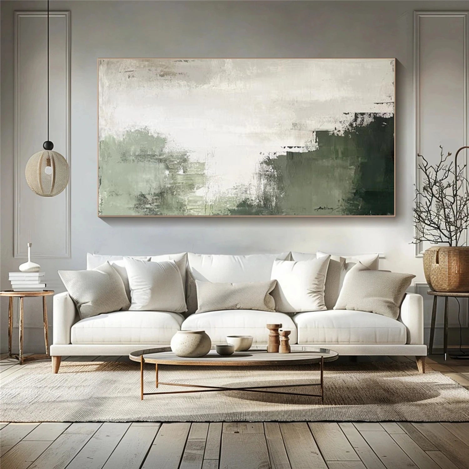 Abstract Canvas Wall Art #AP354