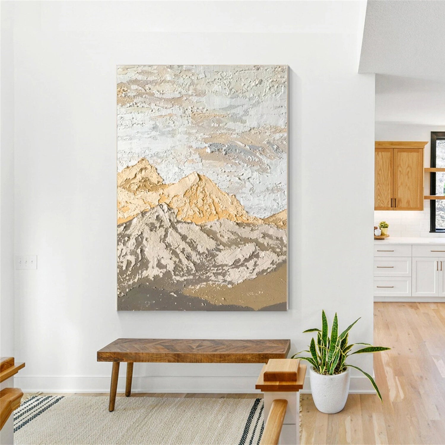 Mountain Textured Abstract Painting #MT005