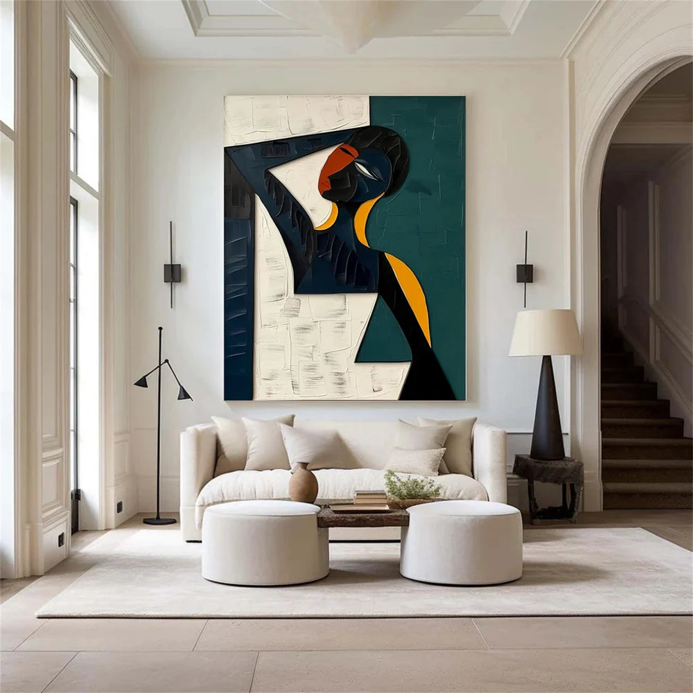 Abstract People Canvas Art #AE007